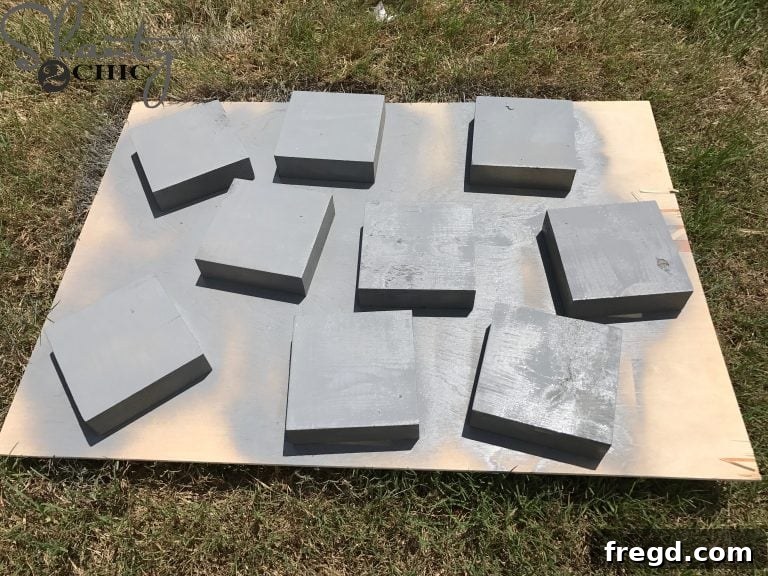 Painting DIY outdoor game table