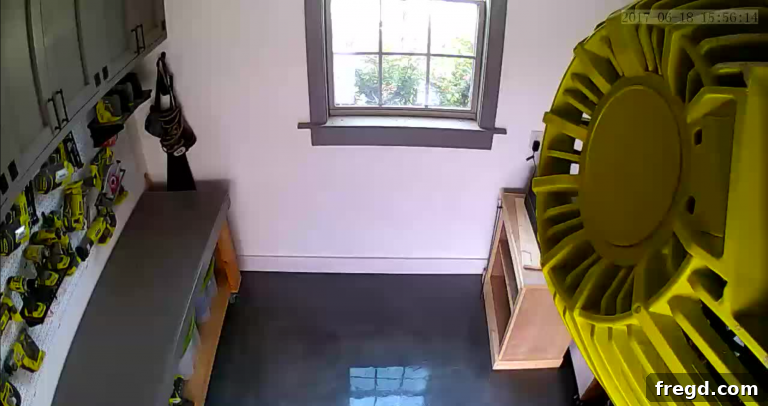 Upgrade Your Garage with New Ryobi Accessories & Win! 9 Adjusting Ryobi Security Camera View