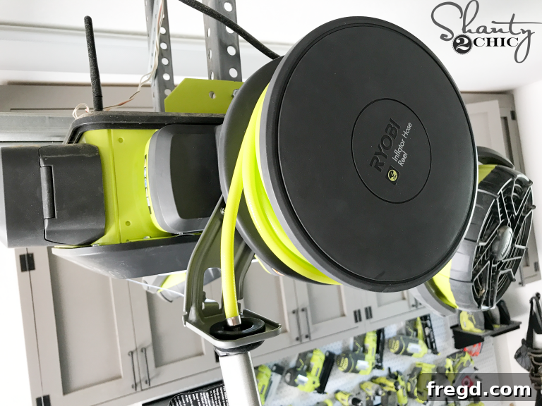 Upgrade Your Garage with New Ryobi Accessories & Win! 10 Introducing the Ryobi Garage Door High Power Inflator Module