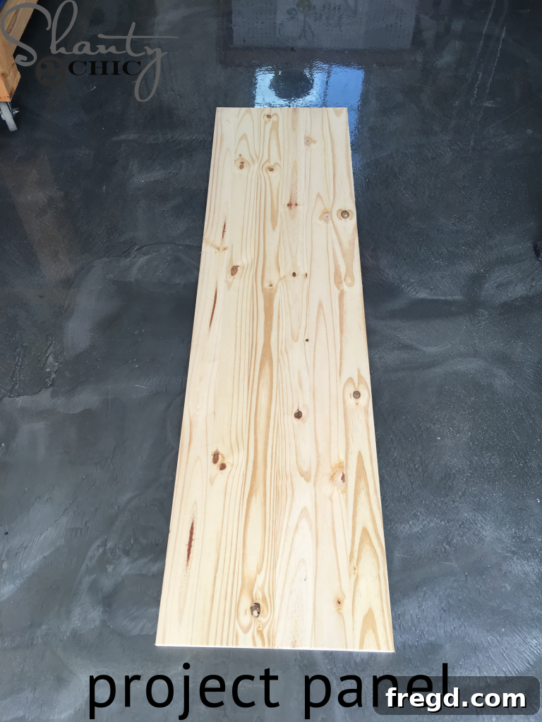 DIY Wall Locker Bench Top Project Panel