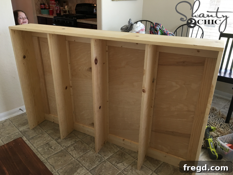 Completed Locker Hutch Assembly