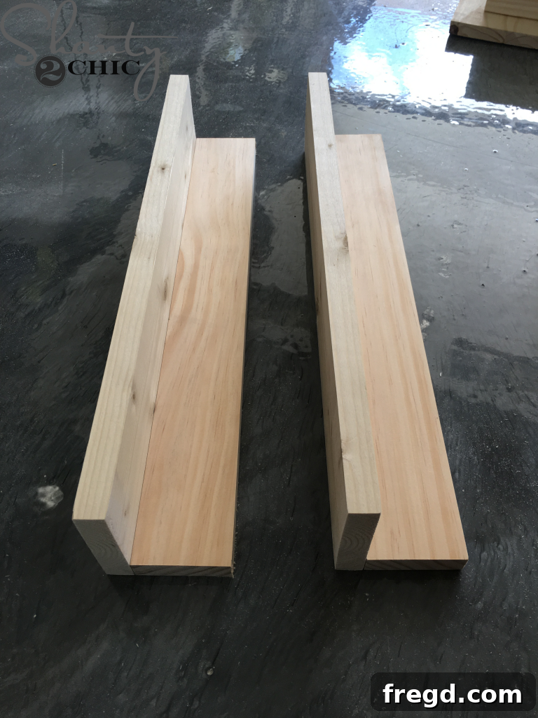 Completed Bench Leg Assembly