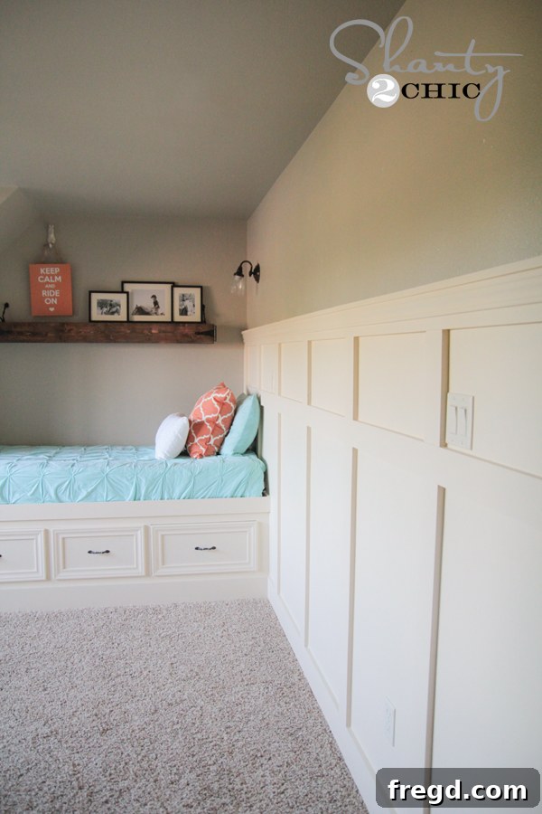 Another beautiful DIY Wall Treatment