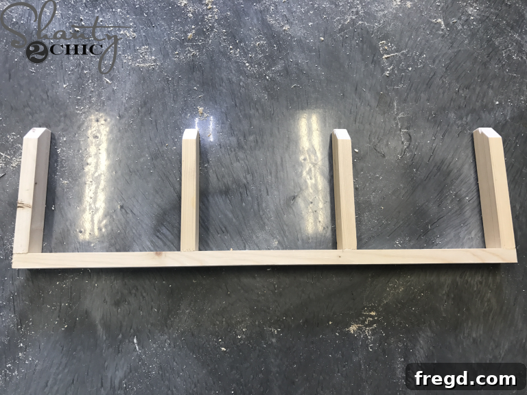 Attaching the outer mailbox dividers first