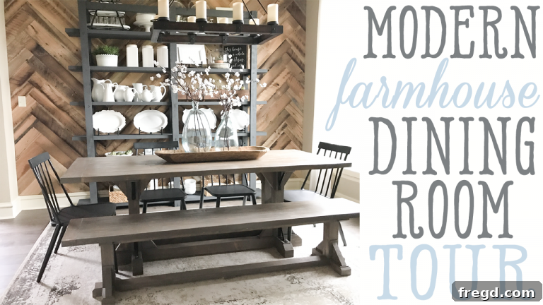 Modern Farmhouse Dining Room Design With Ashley 2 Modern Farmhouse Dining Room