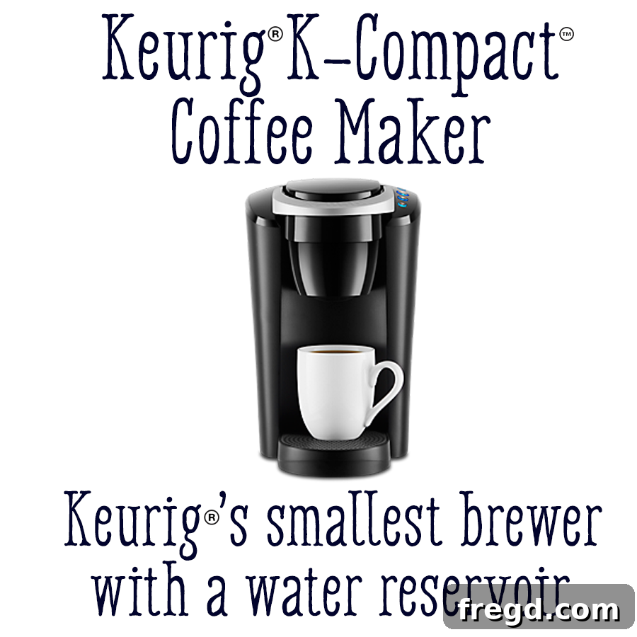 Rustic Coffee Station with Sliding Door 2 Keurig K-Compact Coffee Maker