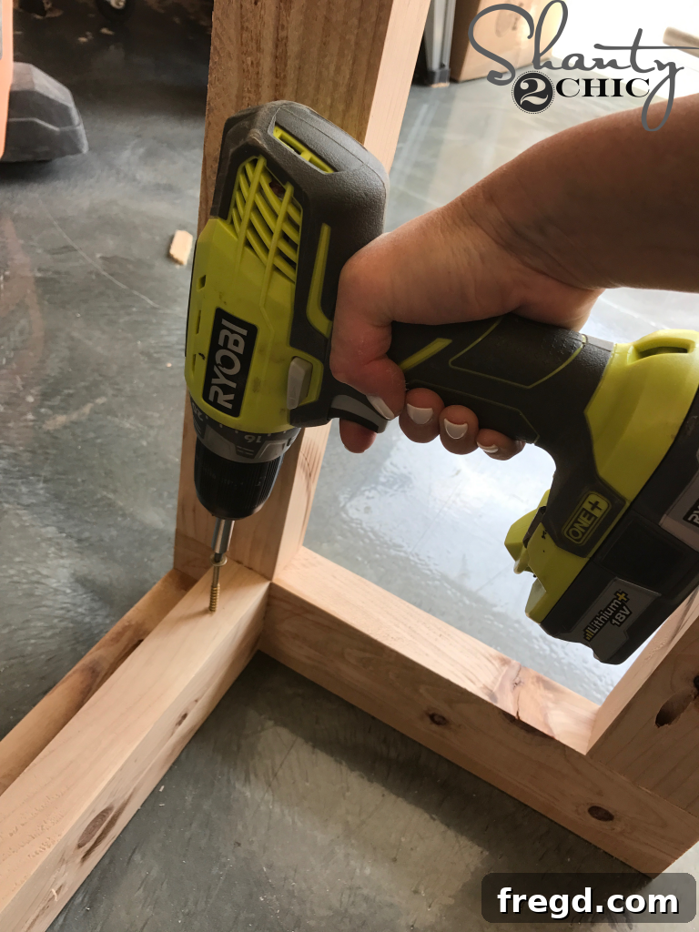 Connecting Side Rails to Platform Bed Bases