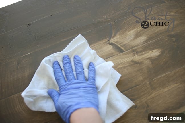 Attaching the corbel pieces to the center of the craft boards