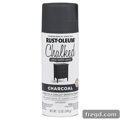 DIY Tin Door Cabinet painted with Rust-Oleum Chalked paint in Charcoal