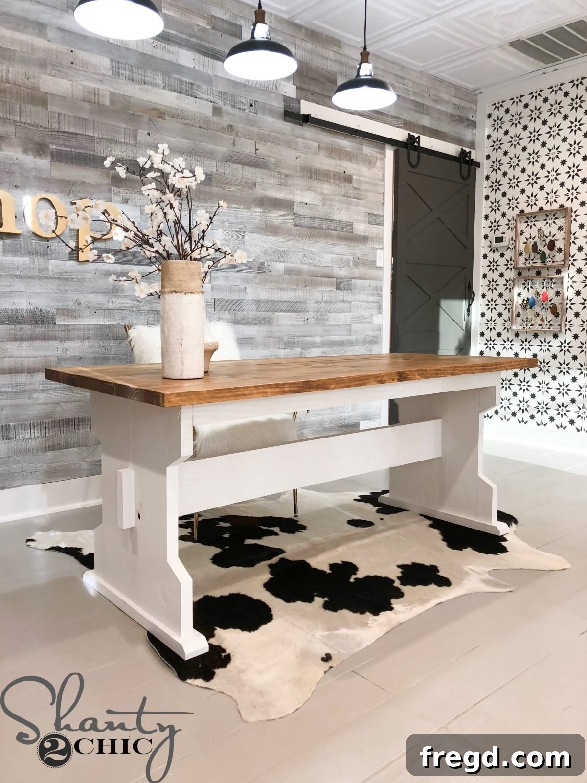 Create Your Farmhouse Dining Table and Pew Bench Free Guide 2 Rustic DIY Pew Bench Farmhouse Table design
