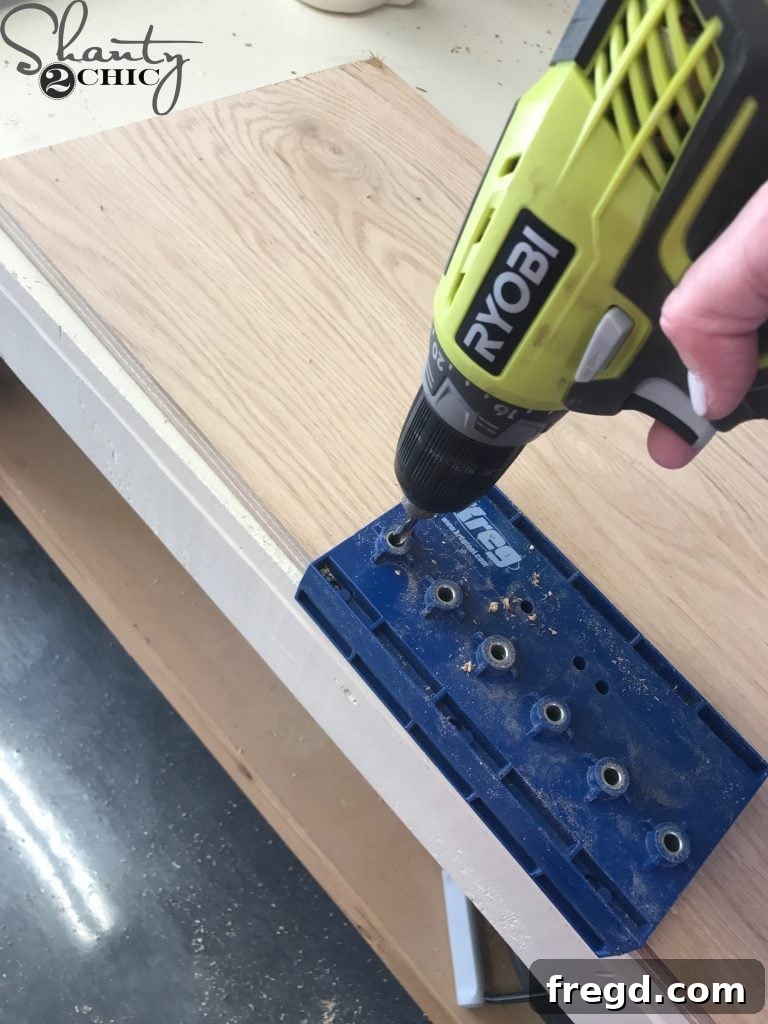 Ripping Birch Plywood for DIY Cabinet components