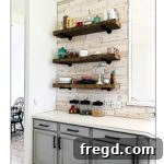 DIY Floating Shelves Project Image