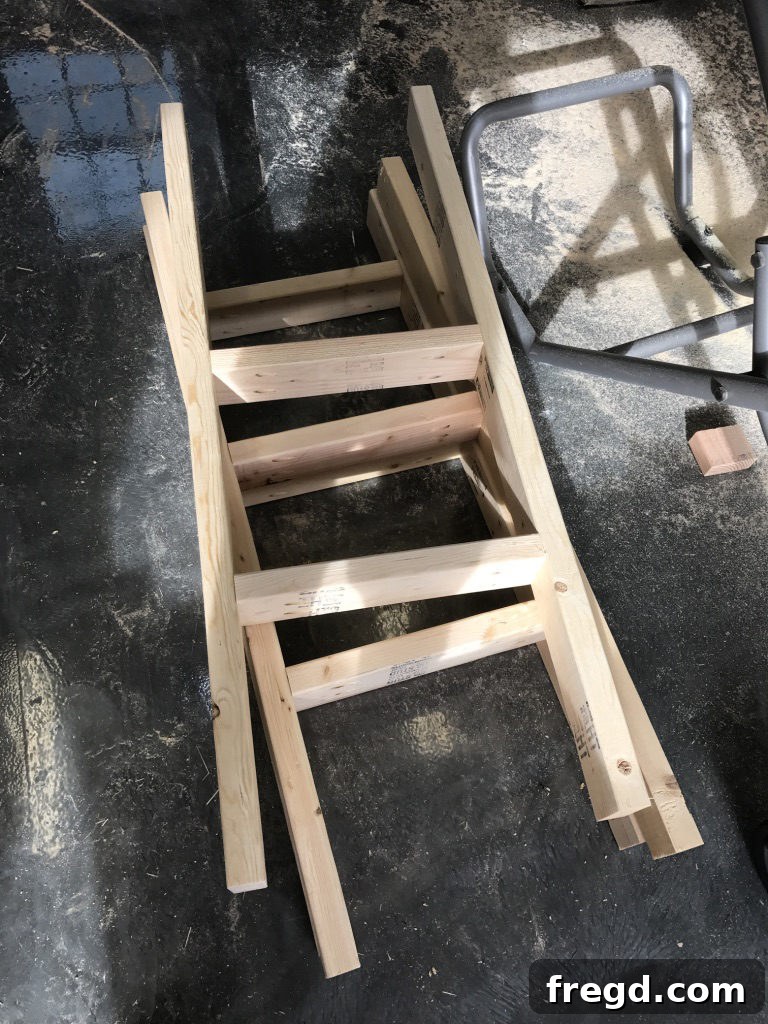 Understanding Different Ladder Configurations for Lumber Cart
