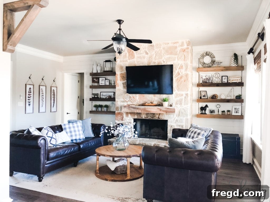 Shiplap Around My Fireplace