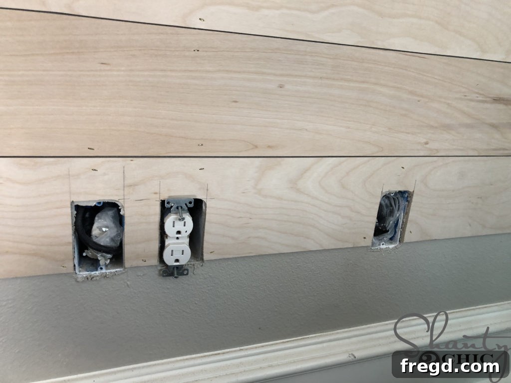 Shiplap Around My Fireplace
