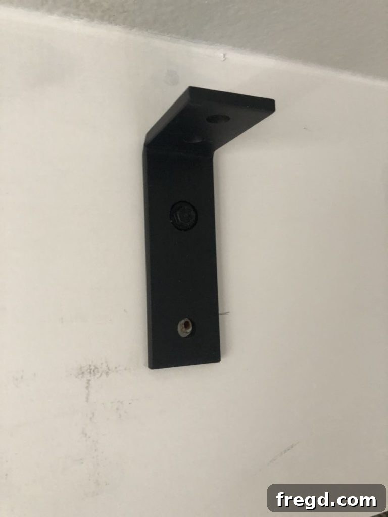 Attaching wall brackets for bypass sliding doors