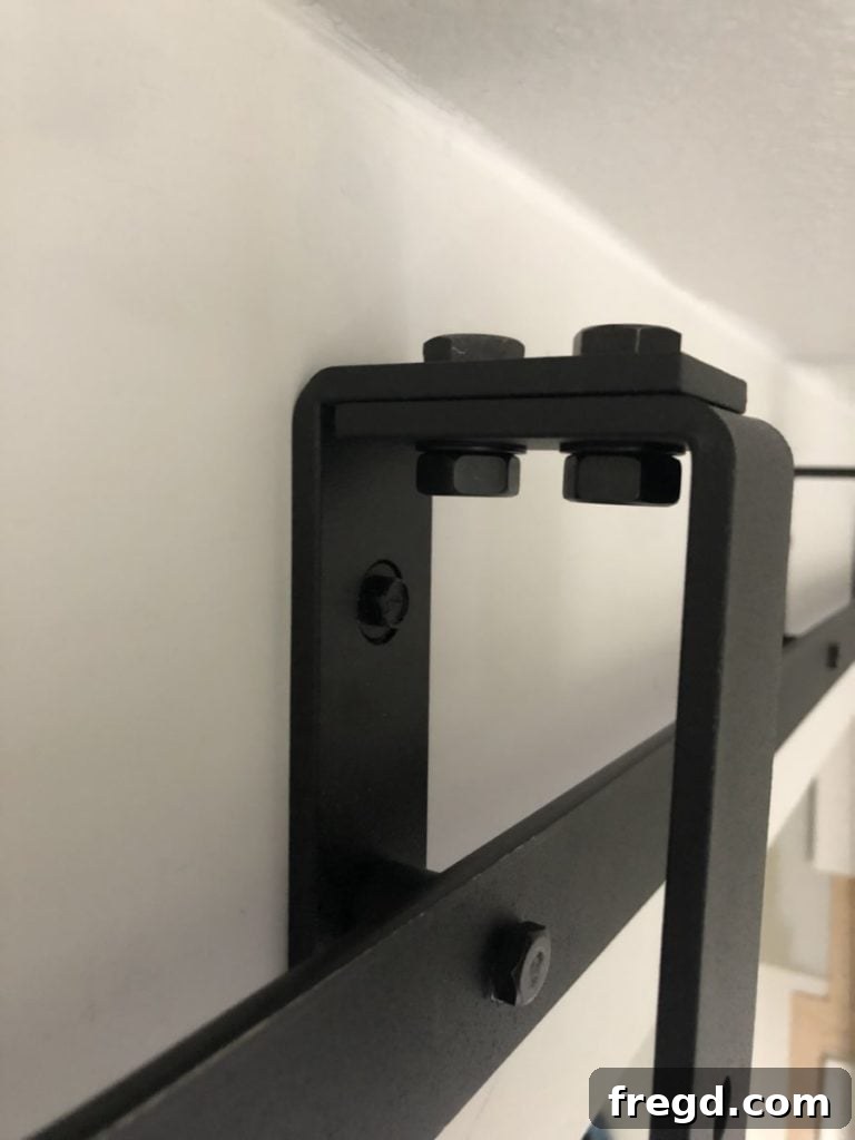 Installing the second set of brackets for the bypass system