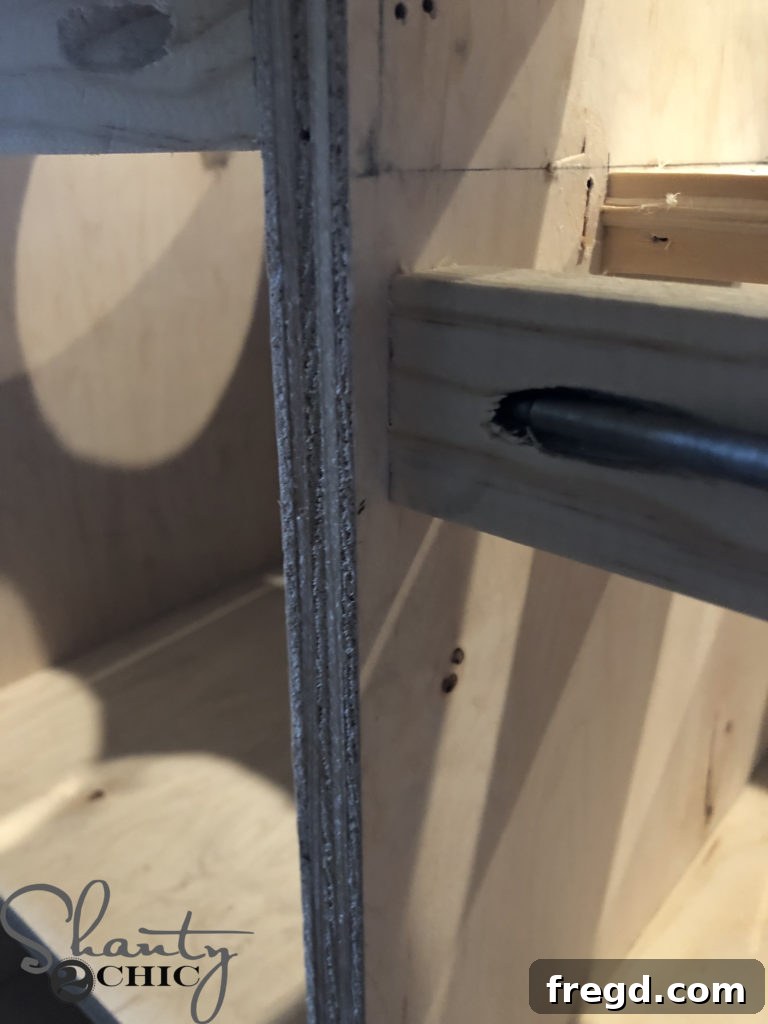 Attaching back support pieces for added strength