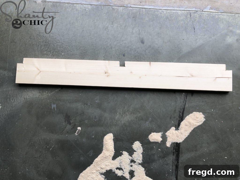 Notching the toe kick for a perfect fit