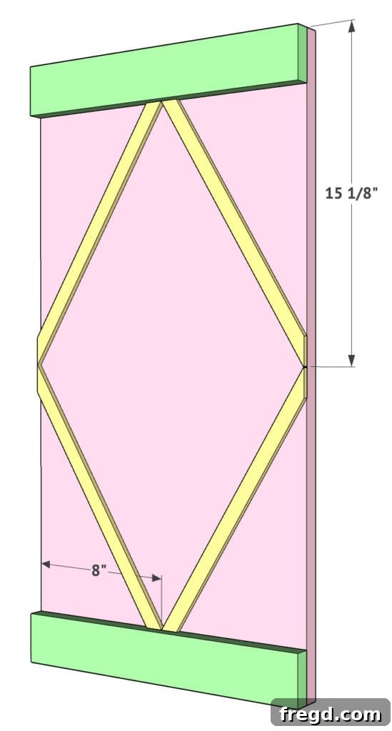 Method for cutting precise angles for the diamond trim