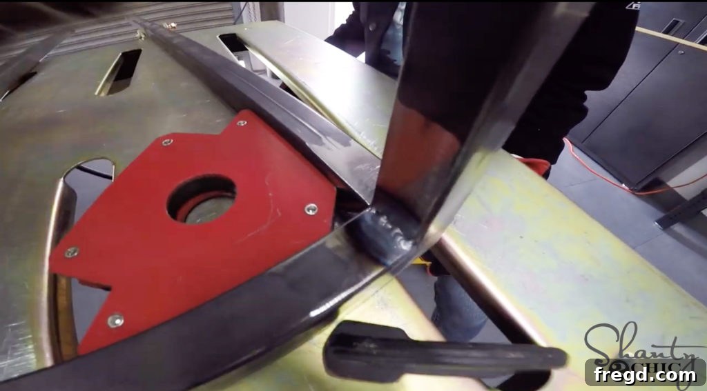Our first successful welded joint
