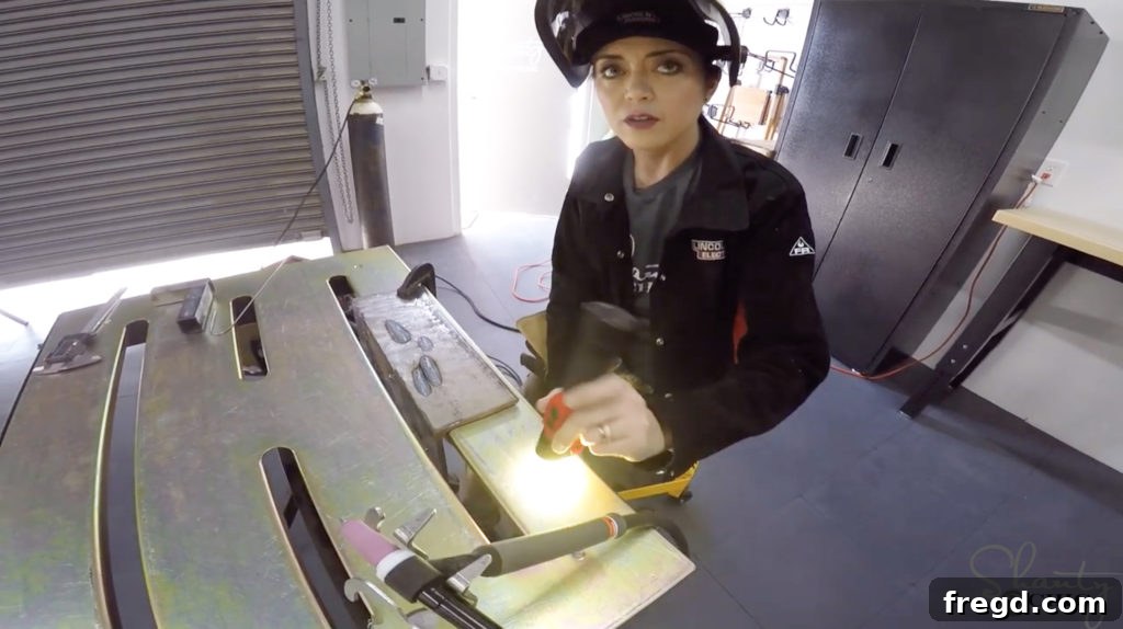 Jen's flashlight tip for welding