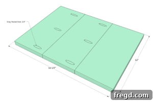 Instruction for assembling wood planks