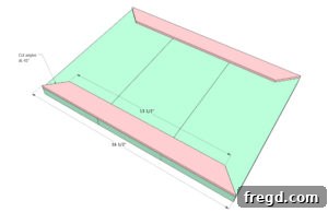 Instruction for attaching vertical trim