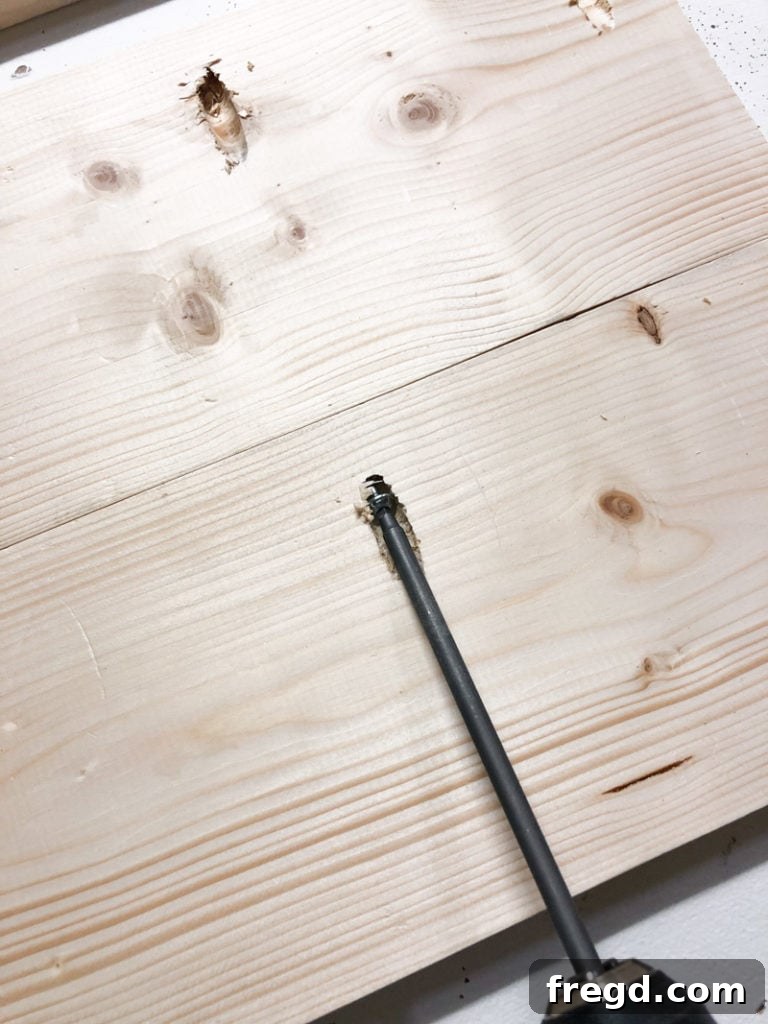 Aligning wood planks for assembly