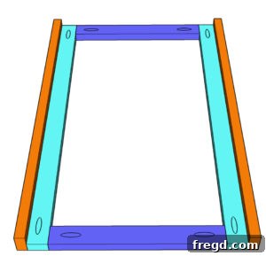Cane frame full assembly diagram