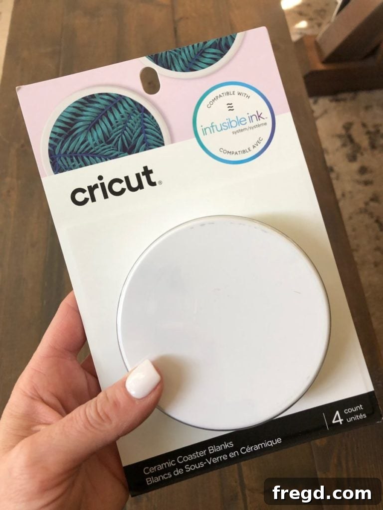 Infusible Ink Prepare To Be Amazed 6 Cricut blank ceramic coasters for Infusible Ink