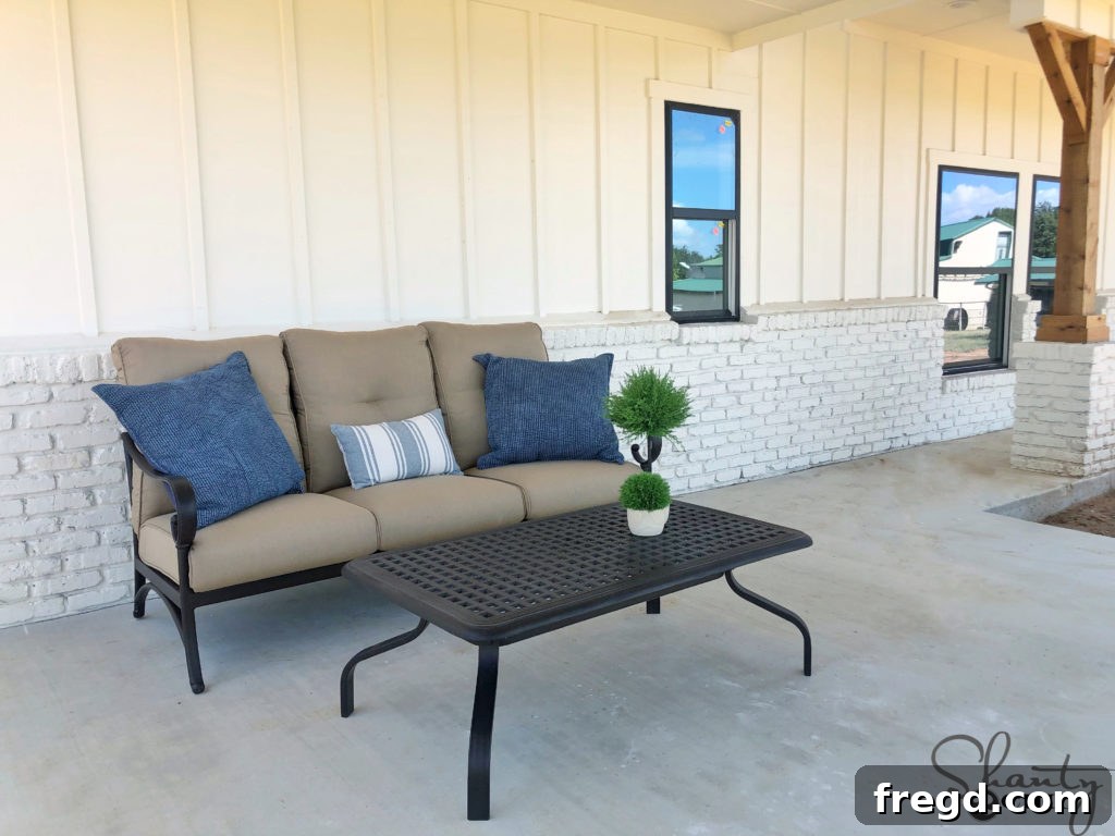 Staged bedroom in the flip house featuring CORT elements, creating a peaceful retreat