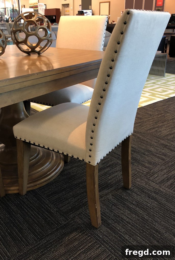 Dining table options at CORT Outlet for custom integration