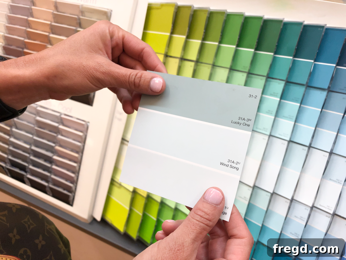 Clark and Kensington paint can featuring 'Lucky One' color