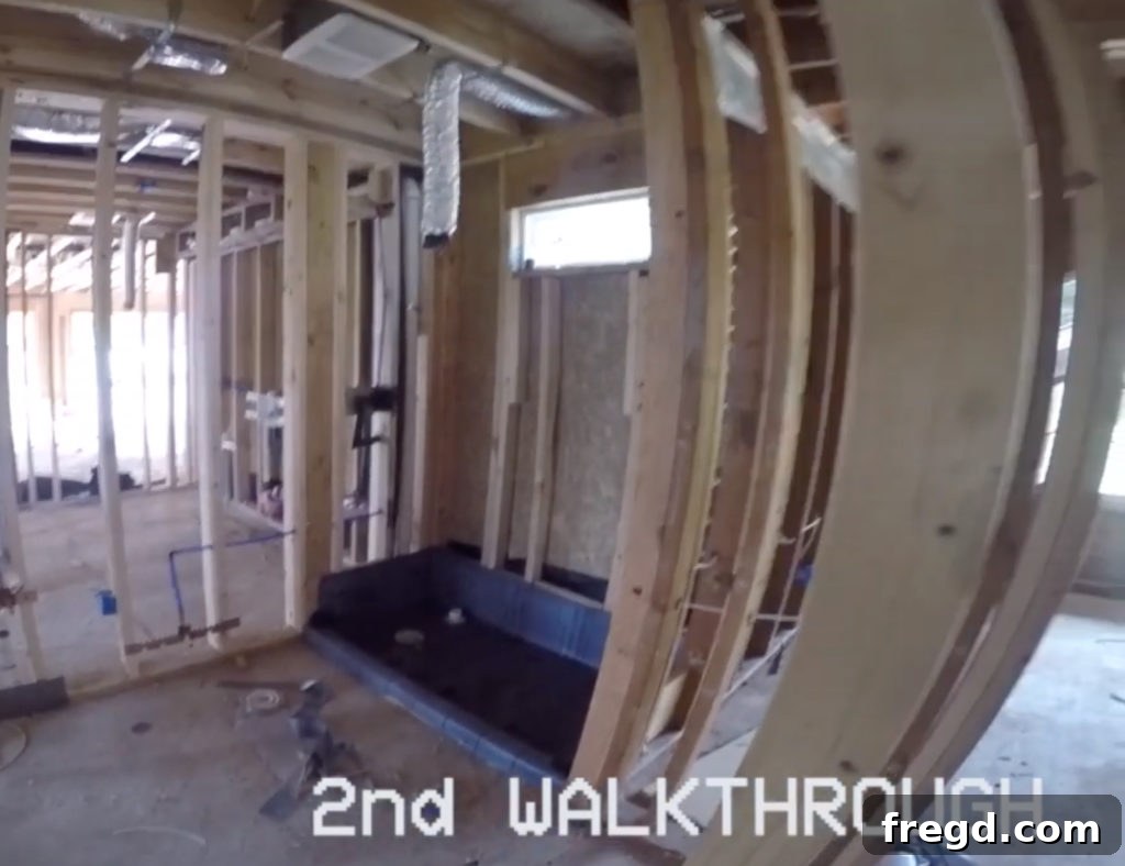 Shanty2Chic Flip House Episode 2: New plumbing rough-in for relocated bathrooms and kitchen