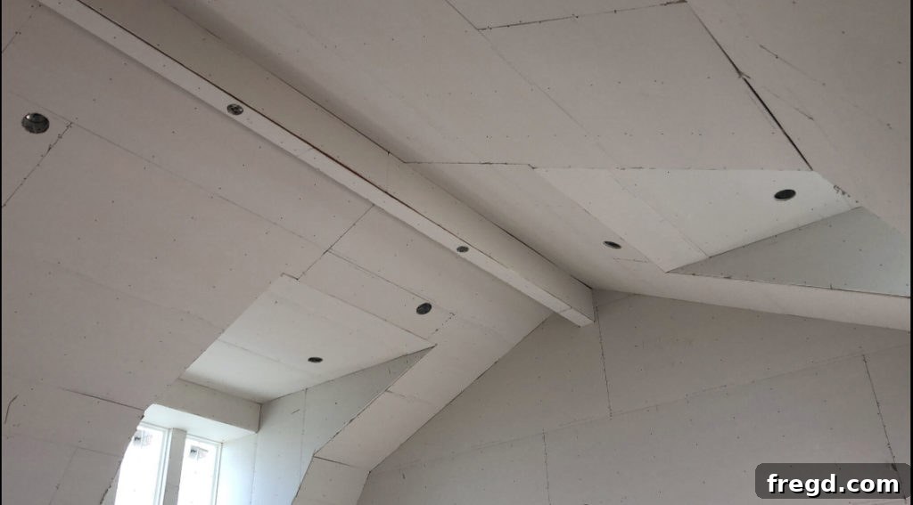 Shanty2Chic Flip House Episode 2: Drywall installation in the interior spaces, defining rooms