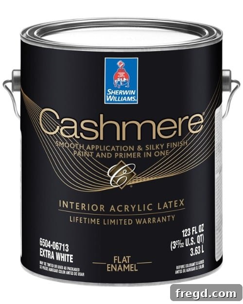 Paint Colors That Sell Your Flip House Fast 4 Interior wall detail showing Sherwin-Williams Pure White Cashmere flat paint