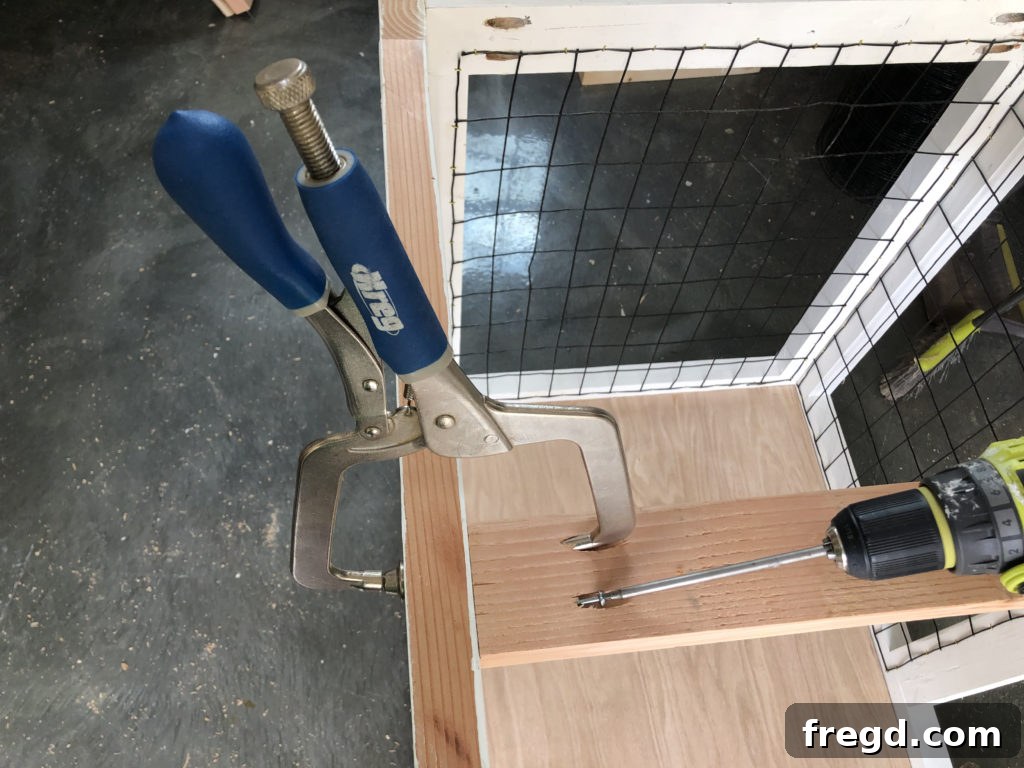Using Kreg Right Angle Clamps for woodworking assembly