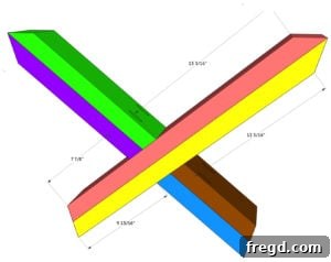Cross piece assembly