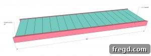 Cutting and attaching long trim pieces with mitered corners