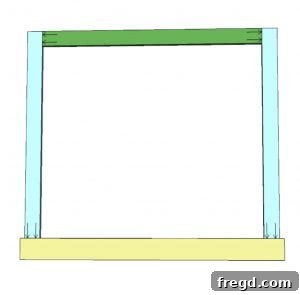 Your DIY Modern Farmhouse Brew Hub 17 Step 2: Building the face frame assembly for the coffee cabinet.