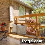 Thumbnail of the finished DIY X Back Porch Swing project.
