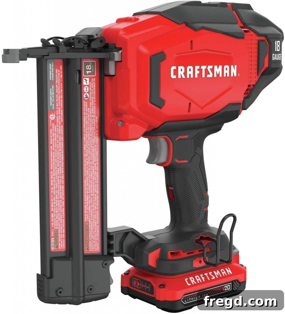 Build Your Own King Panel Bed 23 Craftsman 18g nail gun