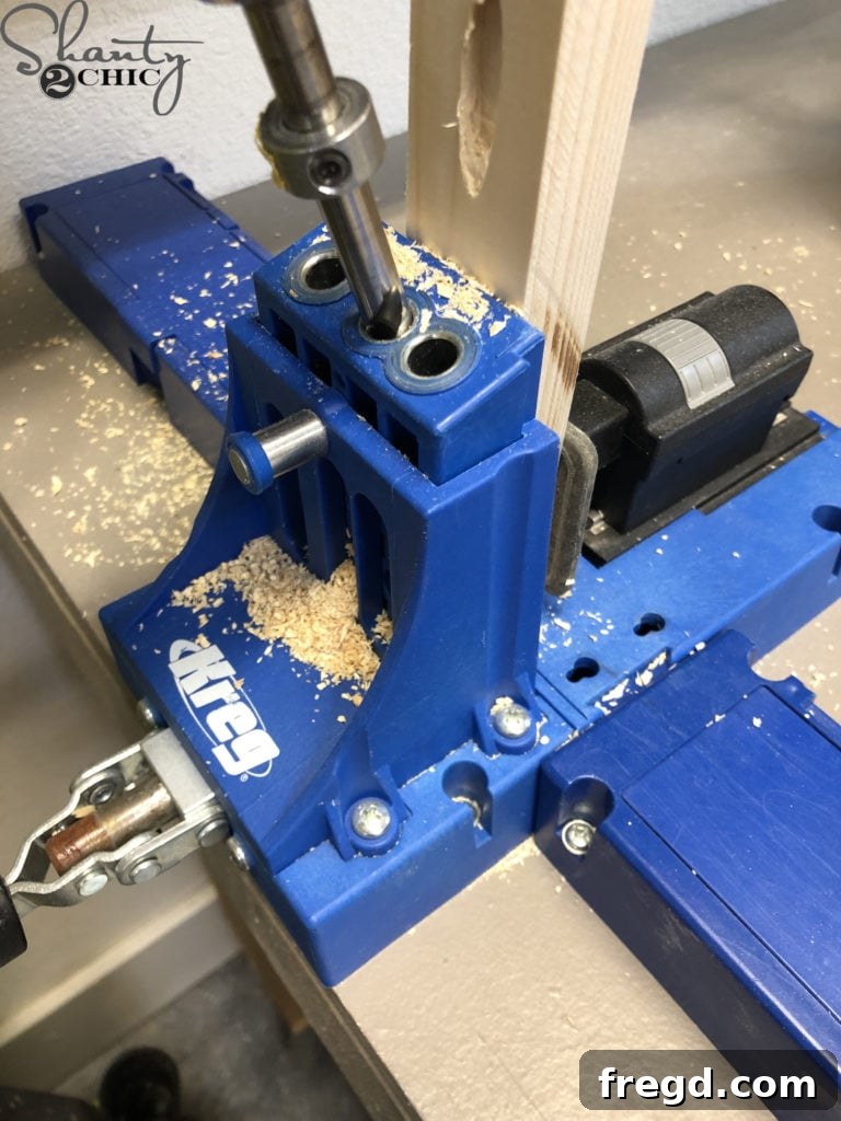 Build Your Own King Panel Bed 24 Kreg K5 Pocket-Hole Jig