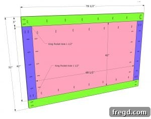 Attaching horizontal frame boards