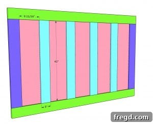 Adding vertical headboard trim