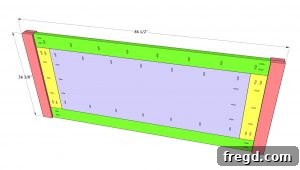 Securing footboard legs