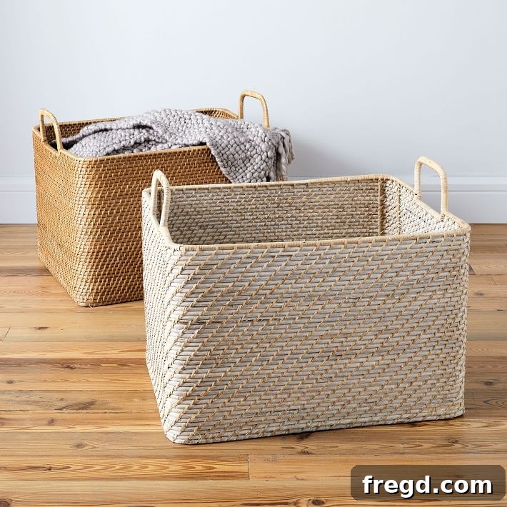 Stylish Storage Baskets for Nightstand