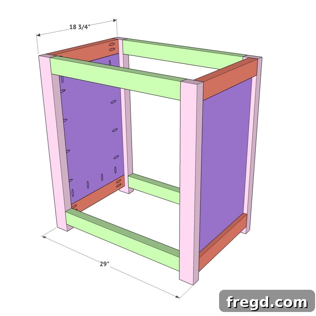 Step 3: Joining Face Frames and Side Frames