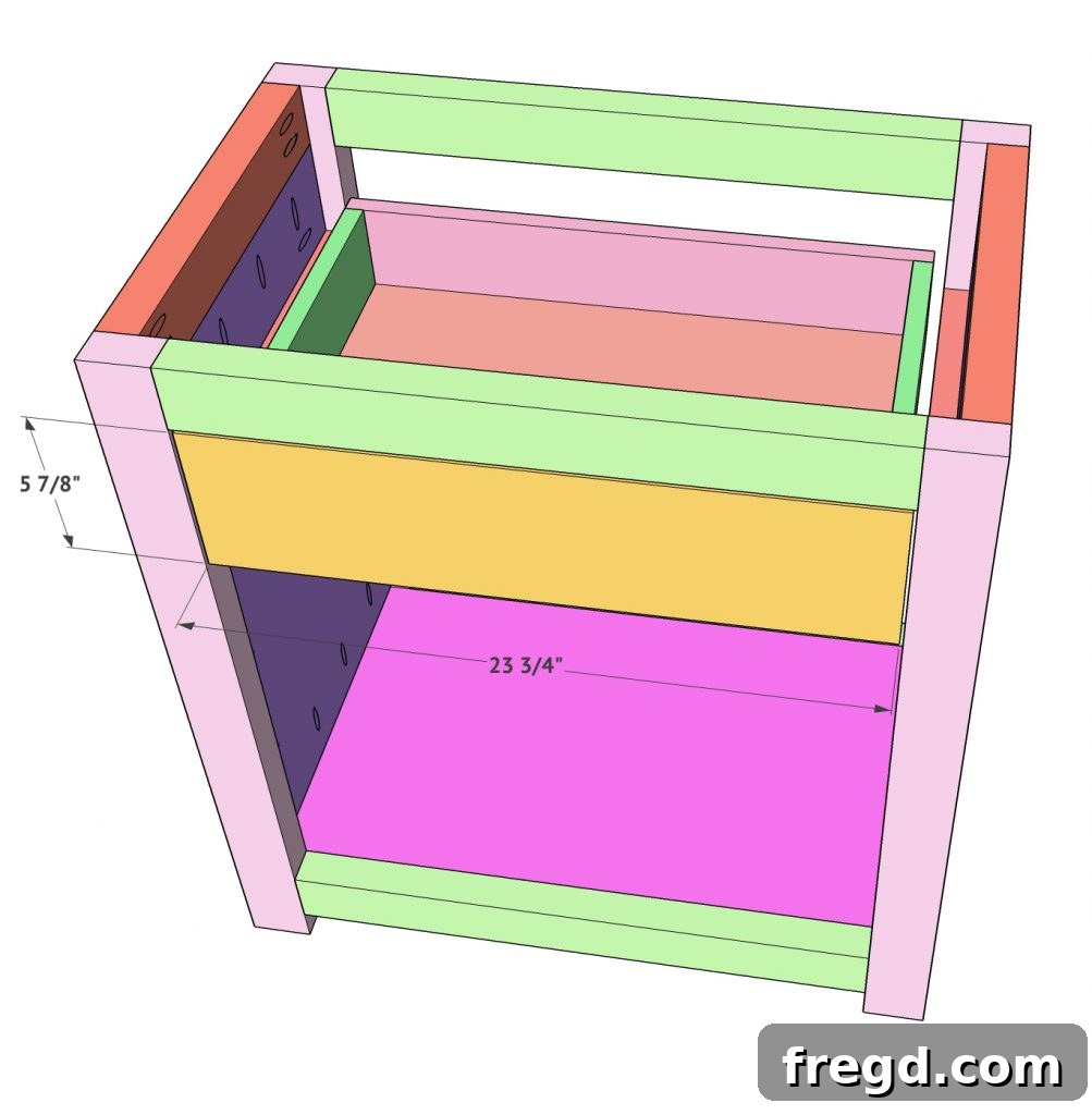 Step 7: Installing Drawer Slides and Drawer Faces